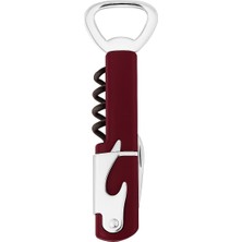 Vionna Vios Store Paslanmaz Çelik Türbişonlu Şarap ve Şişe Açacağı – Ergonomik Kolu ve Dişli Mekanizmalı, Kolay Kullanım, (Bordo)