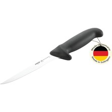 Vionna Pirge Butcher's Germany Sıyırma Bıçağı Kıvrık Sert 15 cm Siyah