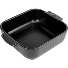 Vionna Peugeot Appolia Kare Pişirme Tabağı 21 Cm-8 Inç, Saten Siyah