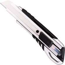Vionna Deli Blisterli Geniş Gövde Metal Uçlu Maket Bıçağı Gümüş