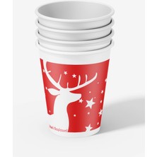 Vionna Cup Istanbul 7 Oz Karton Bardak - 190 Gr/m² Ekstra Kalın Kağıt, Sızdırmaz Sıcak ve Soğuk Içecek Bardağı, 200 ml Kahve ve Çay Bardağı (1000)