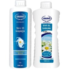 Vionna Ersağ Papatya Özlü Sivi El Köpüğü 1000 ml ve Sıvı El Sabunu 1000 ml (Ikisi Bir Arada)