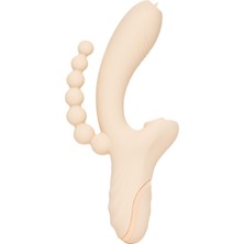 Vionna Anal Top Eklentili Klitoris Emiş Özellikli Çift Modüllü Şarjlı Yüksek Kalite Vibratör Gizli Paket