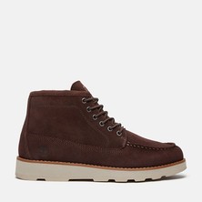 Timberland Britton Mills Mid Lace Up Chukka Boot Erkek Koyu Kahverengi Bot TB0A6CEPEIV1