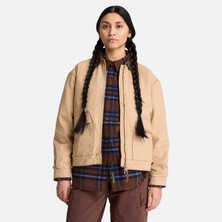 Timberland Strafford Washed Canvas Jacket 2.0 Kadin Bej Ceket TBC0YH4ZDF01