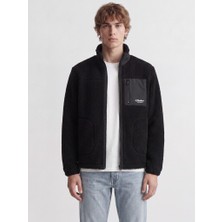 Jack & Jones Jack Jones Jjesoho Teddy Jacket AW26 Noos Erkek Siyah Mont 12299491-02