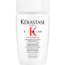 Vionna Kérastase Première Bain Décalcifiant Rénovateur Şampuan, Zarar Görmüş Saçlar Için Onarıcı ve Kalsiyum Azaltan Şampuan, Sitrik Asit ve Glisinli, 80 ml