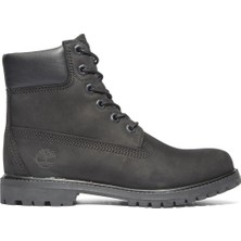 Timberland Premium 6 Inch Lace Up Waterproof Kadın Siyah Bot
