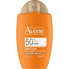 Vionna Eau Thermale Avene Ultra Fluid Perfector SPF50+ Ton Eşitleyici Renkli Güneş Kremi Normal ve Karma Ciltler Için 50 ml