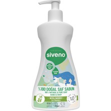 Vionna SIVENO%100 Doğal Sıvı Kastil Sabun Zeytinyağlı Yoğun Nemlendirici Arındırıcı Bitkisel Vegan 300 ml