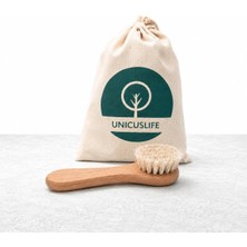 Vionna Unicuslife Doğal At Kılı Yüz Fırçası (Taşıma Kesesi ile Birlikte Gönderilir.)