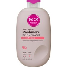 Vionna Eos Shea Better Kaşmir Vücut Yıkama, Hindistan Cevizi Suları, Nemlendirici ve Besleyici, Ph Dengeli Kremsi Jel Formülü, Paraben ve Ftalat Içermez, Hassas Cilt, 16 Fl Oz