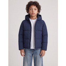 Jack & Jones Jack Jones Jjgalaxy Puffer Jacket Jnr Çocuk Lacivert Mont 12303956-41