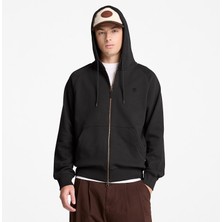 Timberland Exeter River Lb Full Zip Hoodie Erkek Siyah Sweatshirt TBC0YHB80011