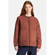 Timberland Water Repellent Quilted Jacket Kadin Kahverengi Ceket TBC0YH4SAIM1