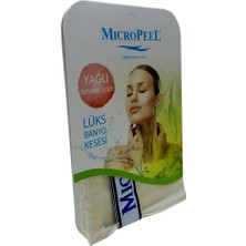 Vionna Micro Peel Ipek Yağlı Cilt Için Banyo Kesesi Beyaz 16X24