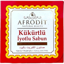 Vionna Afrodit Natural Beauty Kükürtlü Iyotlu Sabun, Tüm Cilt Tipleri Için, 100 Gr/soap With Iodine Sulphurous, For All Skin Types