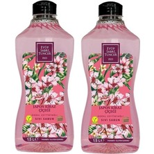 Vionna Eyüp Sabri Tuncer Doğal Zeytinyağlı Sıvı Sabun Japon Kiraz Çiçeği 1500 ml x 2