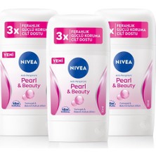 Vionna Nıvea Kadın Stick Deodorant Pearl&beauty 50ML, 48 Saat Koruma, X3 Adet P08353