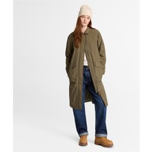Timberland Water Repellent Insulated Long Mac Kadin Yeşil Ceket TBC0YH4XAIE1