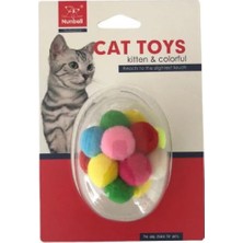 Vionna Nunbell Kedi Oyuncagı Gökkuşagı Top