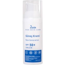 Vionna Doa Skin Care New Generation Güneş Kremi SPF50+ (60ML) - Hafif Yapılı & Mat Bitişli Vegan Güneş Kremi