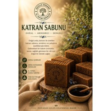 Vionna Secille Organic Soğuk Döküm Ardıç Katranı Sabunu 120G-EL Yapımı Doğal Sabun-Secille Organic Juniper Tar Soap 120G Cold Process Handmade Natural Soap