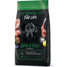 Vionna Fitmin Forlife Tüm Irklar Için Kuzulu ve Pirinçli Yetişkin Köpek Maması 12KG