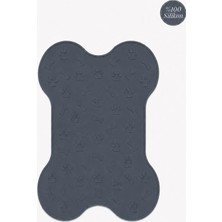 Vionna SILICONLY%100 Silikon Kokusuz Plastik ve Pvc Içermez Köpek Beslenme Paspası Köpek Mama Matı-Füme