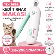 Vionna Ayarlanabilir Hazneli Törpülü Kedi Köpek Tırnak Makası - Yeşil