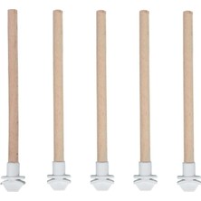 Vionna 5'li Pürüzsüz Ahşap Kuş Tüneği - 20 cm
