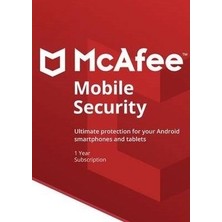 Mcafee Mobile Security (Android) - 1 Android Cihaz 1 Yıl Abonelik Kodu