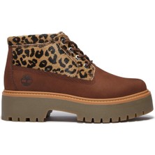 Timberland Stone Street Mid Lace Up Kadın Kahverengi Bot