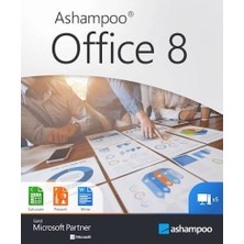 Ashampoo Office 8 (Windows) - 1 Pc Süresiz Dijital Kod (Office Alternatif)