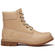 Timberland Premium 6 Inch Lace Up Waterproof Kadın Bej Bot