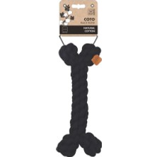 Vionna M-Pets Coto Black Bone 30CM Örgü Kemik Oyuncak