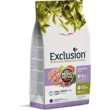 Vionna Exclusion Mediterraneo Monoprotein Düşük Tahıllı Tavuklu ve Narlı Küçük Irk Light Köpek Maması 2 kg