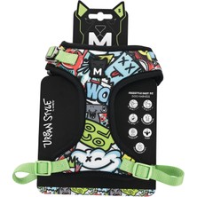 Vionna M-Pets Urban Style Multicolor Easy Fit Köpek Göğüs Tasması (S)