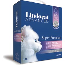 Vionna Lindocat Super Premium Extra Güçlü Topaklanan Pudra Kokulu Kedi Kumu 10L