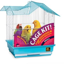 Vionna Prevue Pet Products 91110 Çift Çatılı Kuş Kafesi Kiti