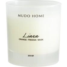 Vionna Dreamy Whıte Lınen Mum 200GR