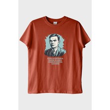 Lofux Science Is A Differential Equation Alan Turing Baskılı Kiremit Tişört