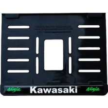 Moto Life N Coffee Kawasaki Uyumlu 2 Plastik (15X24 Cm) Kırılmaz Plakalık