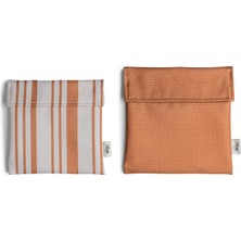 Vionna Citron Tekrar Kullanılabilir Sandviç Çantası 2'li Set - Caramel 1060209