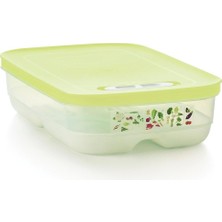 Vionna Tupperware Sera Serisi Alçak Gövdeli Gıda Saklama Kabı Lime 1.8 Lt