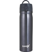 Vionna Trendix Çelik Içli Matara 500ML Koyu Grı