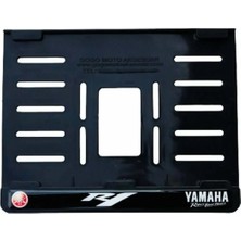 Moto Life N Coffee Yamaha R1 Uyumlu 2 Plastik (15X24 Cm) Kırılmaz Plakalık