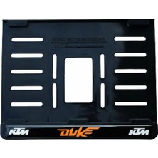 Moto Life N Coffee Ktm Duke Uyumlu 1 Plastik (15X24 Cm) Kırılmaz Plakalık
