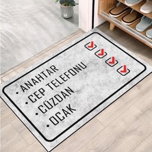 Vionna Monnhein Kapı Önü Paspası - Modern ve Şık Kapı Paspası | Ev, Ofis ve Dış Mekân Kullanımı Için (Günlük Hatırlatma) 45X65