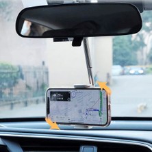 Vionna Coverzone Ayarlanabilir Araç Dikiz Aynası Telefon Tutucu Gps Takip Standı Universal 6-10CM Telefon Tutucu